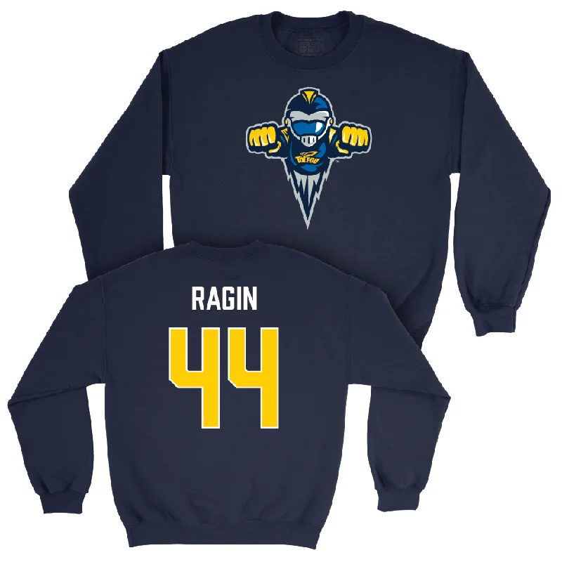 Long Sleeve Uniform-Toledo Football Navy Legacy Crew - D'Andre Ragin | #44