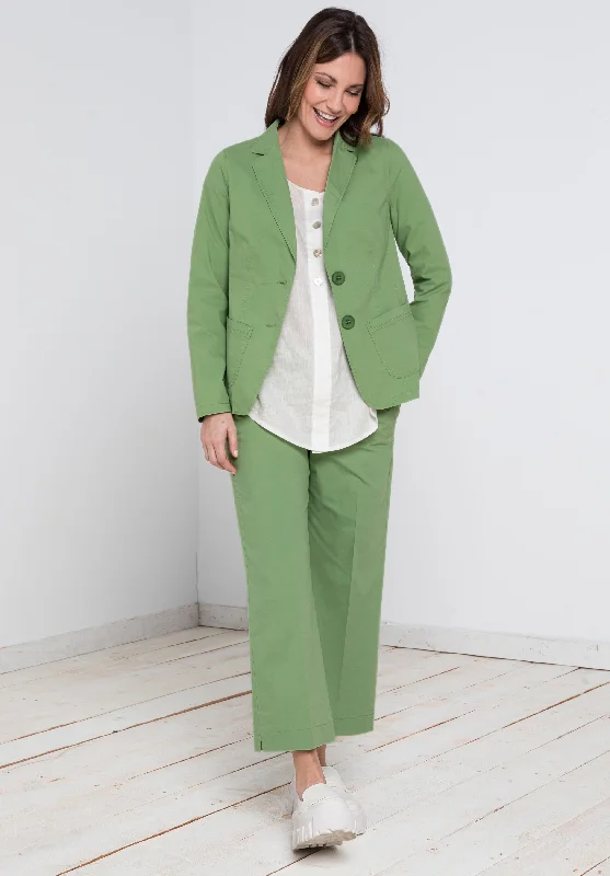 Jackets Premium-Bianca Sunny Casual Style Blazer Jacket, Cactus