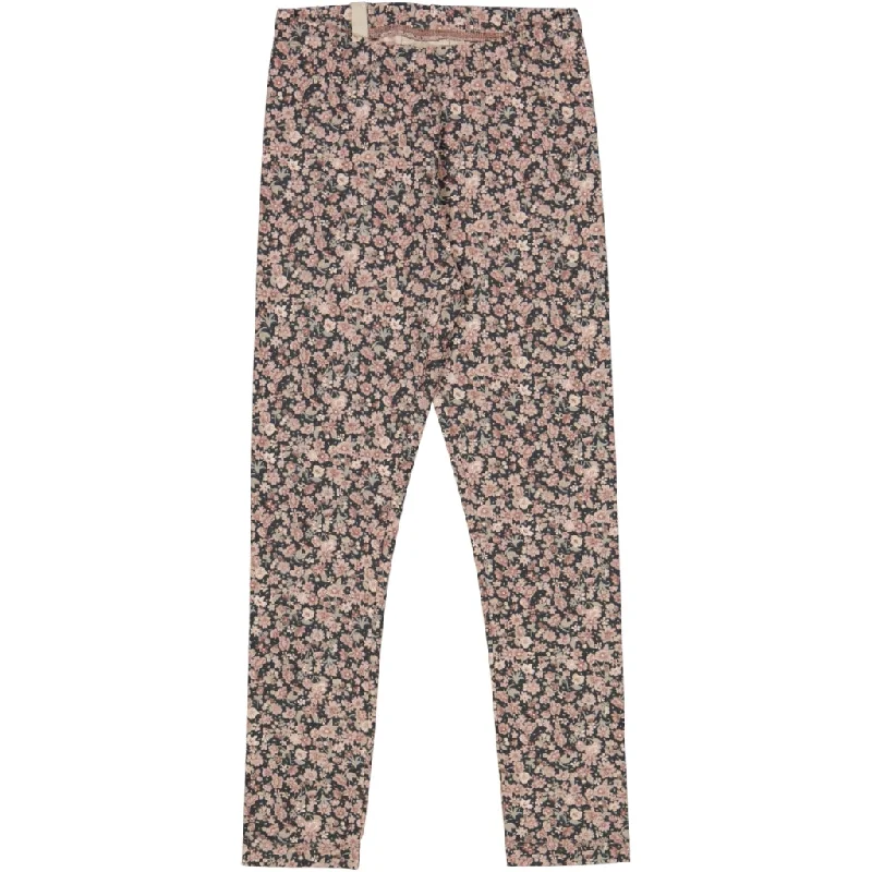 Airport Staff Pants-Jersey Leggings - winter flowers