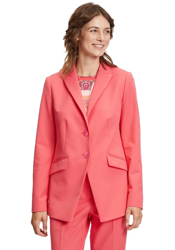 Jackets Home-Betty Barclay Straight Fit Blazer, Coral