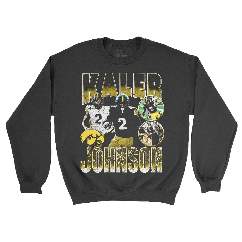 Long Sleeve Fantasy-EXCLUSIVE RELEASE: Kaleb Johnson Graphic Black Crew