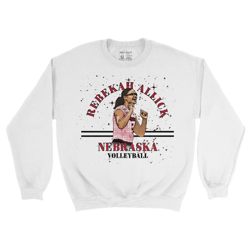 Long Sleeve Soft-EXCLUSIVE RELEASE: Rebekah Allick Classics White Crew