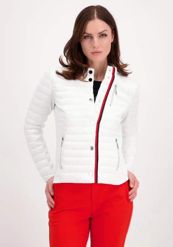 Jackets Gold-Monari Short Quilted Jacket, White