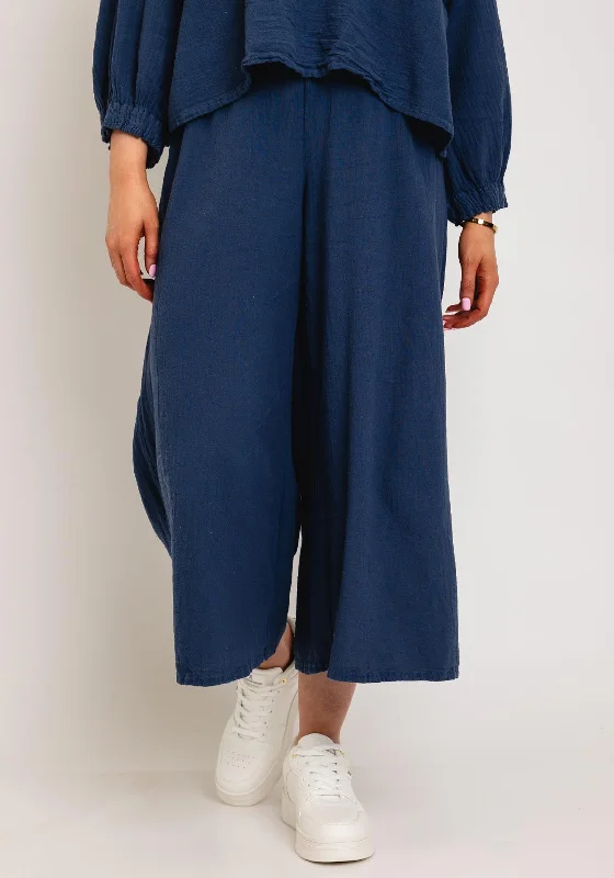 Fashionable Pants-One Life Emilia Culottes, Neptune