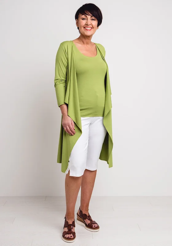 Jackets All-Season-Masai Ibone Long Jersey Cardigan, Peridot Green