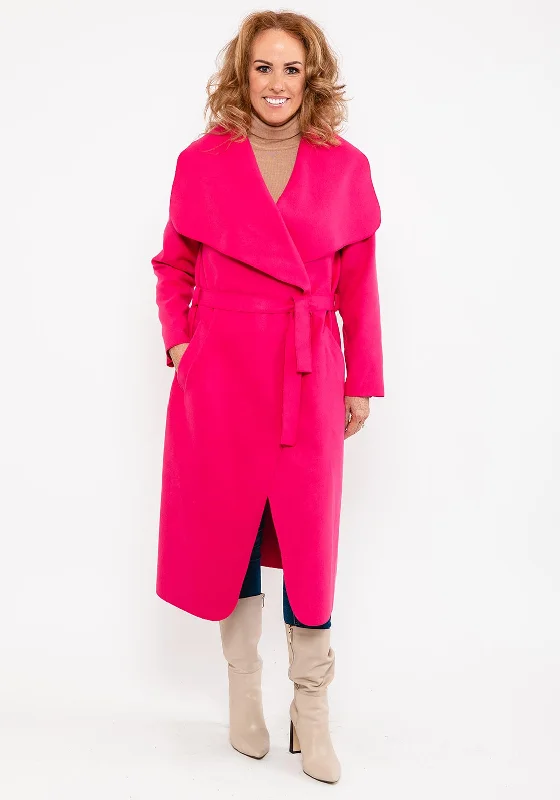 Jackets Sherpa-Seventy1 One Size Wrap Coat, Fuchsia