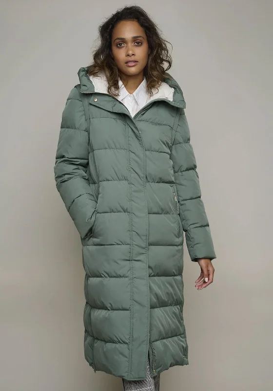 Jackets Blue-Rino & Pelle Hanna Long Puffer 2 in 1 Coat, Jungle