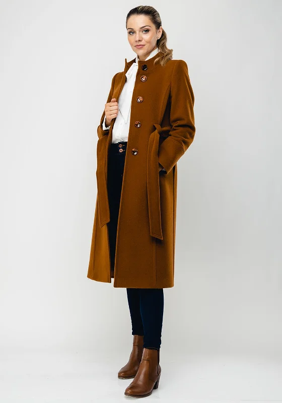 Jackets Tennis-Christina Felix Belted Wool & Cashmere Coat, Brown