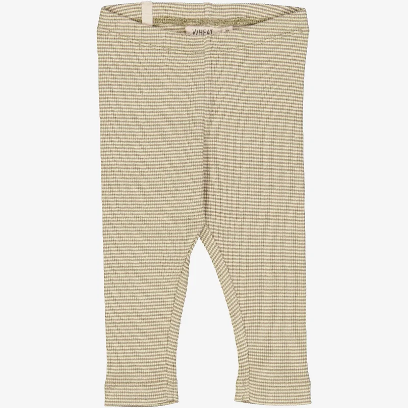 Machine Washable Pants-Jersey Leggings | Baby - warm stone stripe