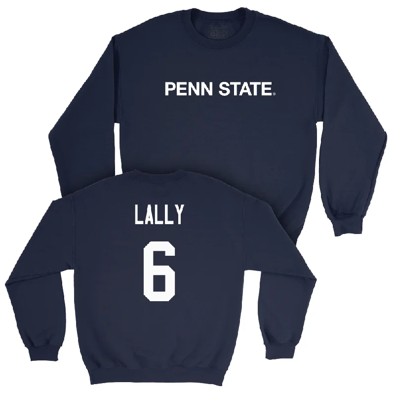 Long Sleeve Halloween-Navy Women's Volleyball Penn State Crew  - Kate Lally