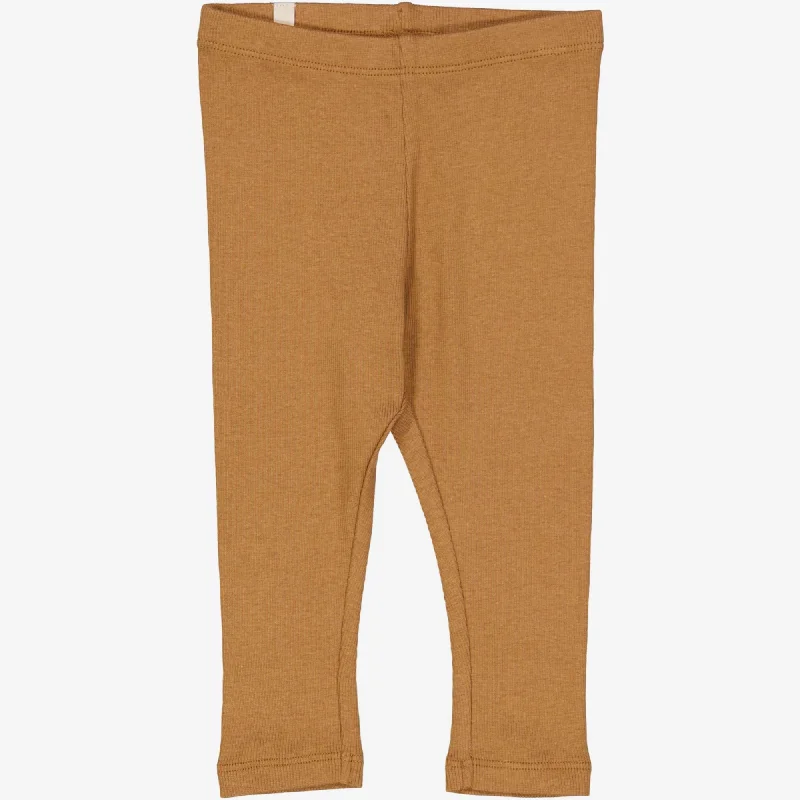 Limited Edition Pants-Rib Leggings | Baby - caramel