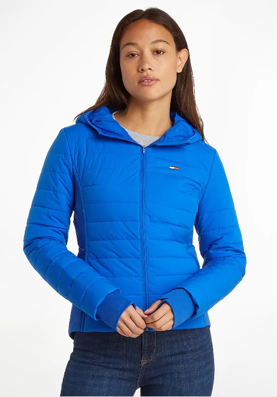 Jackets Cycling-Tommy Hilfiger Womens Sorona Slim Jacket, Electric Blue