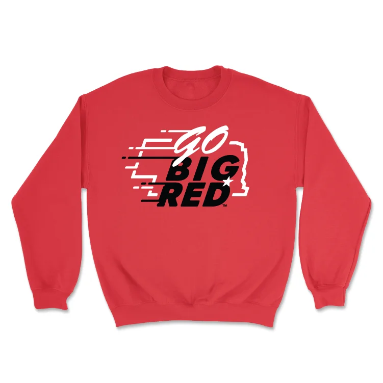 Long Sleeve University-Red Women's Volleyball GBR Crew - Maisie Boesiger