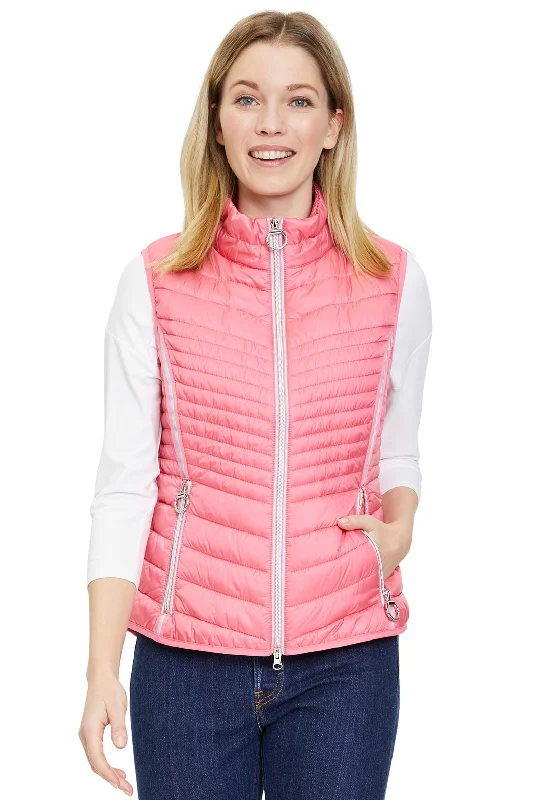 Jackets Team-Betty Barclay Quilted Short Gilet, Rose