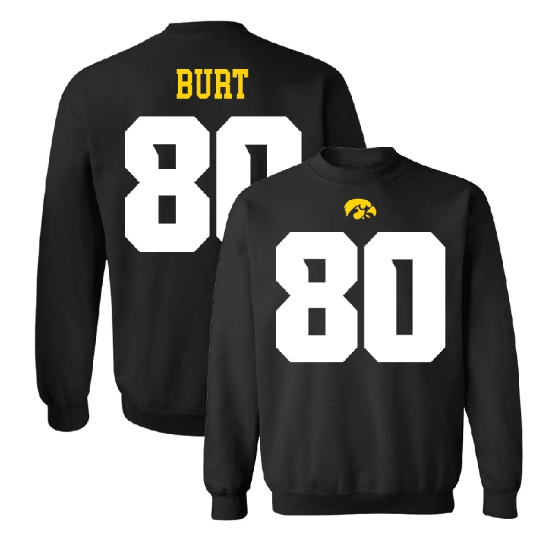 Long Sleeve Breathable Fabric-Black Football Shirsey Crew   - Michael Burt