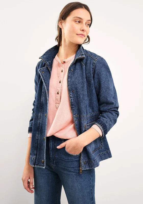 Jackets Beach-White Stuff Layla Utility Denim Jacket, Blue