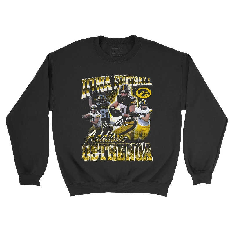 Long Sleeve Sweatshirt-EXCLUSIVE RELEASE: Addison Ostrenga Graphic Black Crew