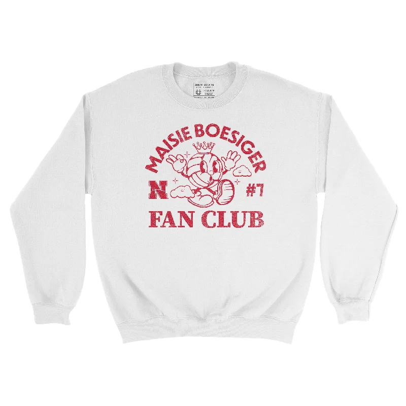 Long Sleeve Durable-EXCLUSIVE: Nebraska Women's Volleyball - Maisie Boesiger - Fan Club Collection Crews