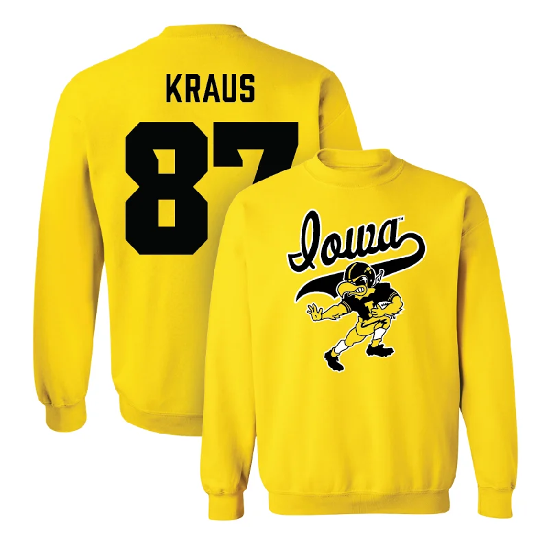 Long Sleeve Lightweight-Gold Football Mascot Crew - Andrew Kraus