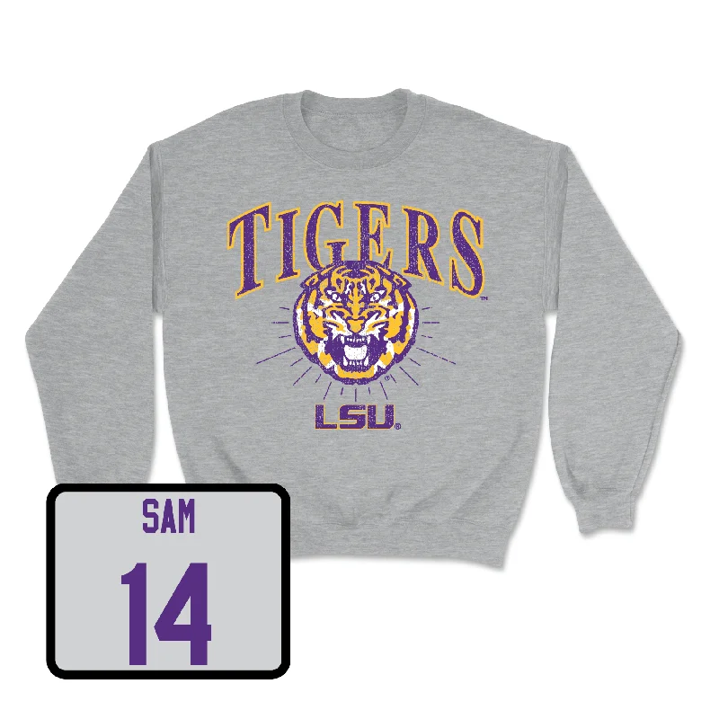 Long Sleeve Sleepwear-Football Sport Grey Tigers Crew - Andrè Sam