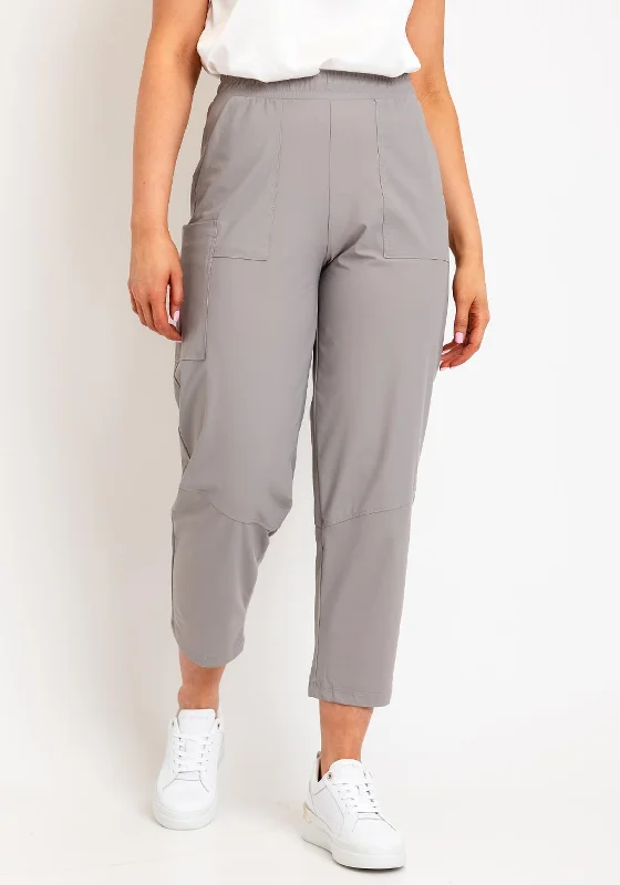 Quick Dry Pants-Naya Side Patch Pocket Trouser, Mink