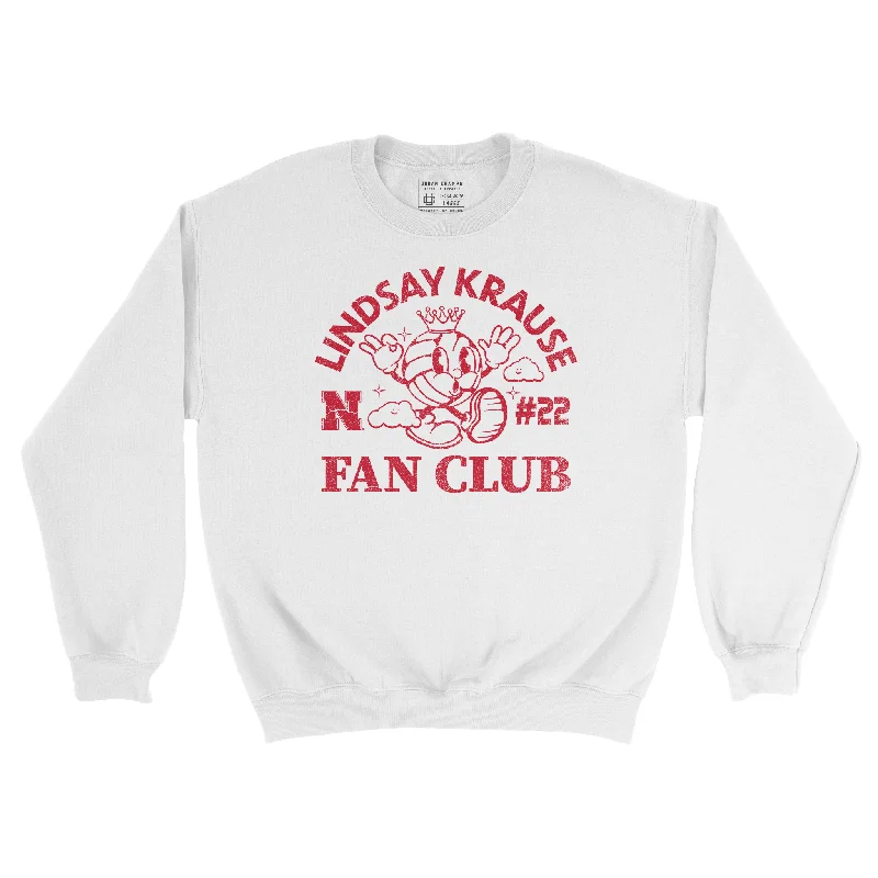 Long Sleeve Collector's Item-EXCLUSIVE: Nebraska Women's Volleyball - Lindsay Krause - Fan Club Collection Crews