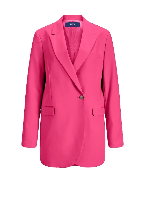 Jackets Military-JJXX Mary Double Breasted Blazer, Carmine Rose