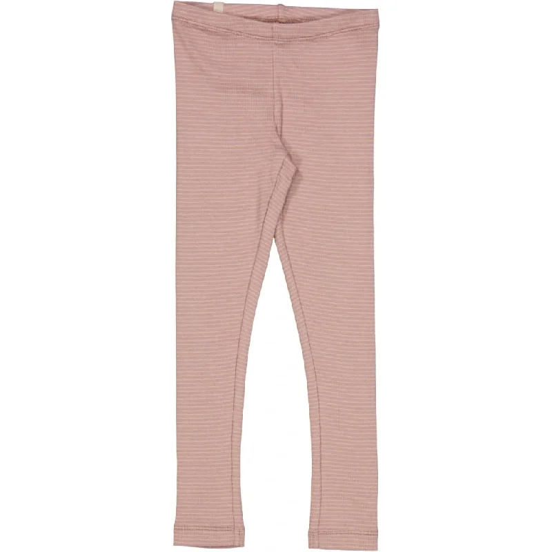 Cruise Pants-Rib Leggings - lilac stripe