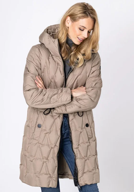 Jackets Formal-District Runway Quilted Coat, Light Taupe