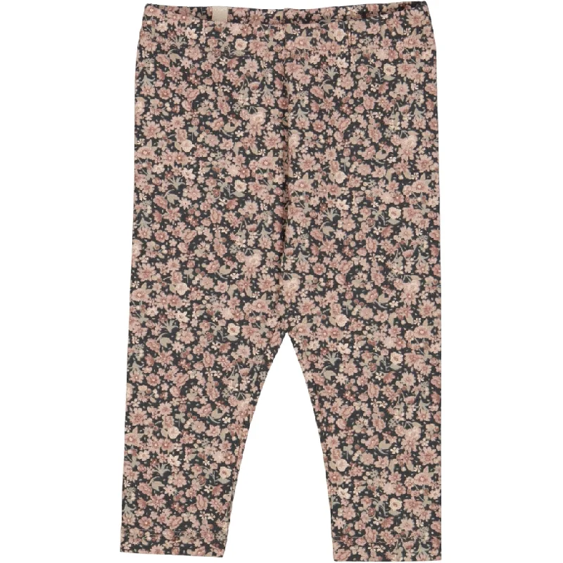 College Pants-Jersey Leggings - winter flowers