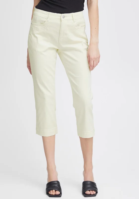 Resort Pants-Fransa Fotwill Capri Trousers, Arctic Wolf