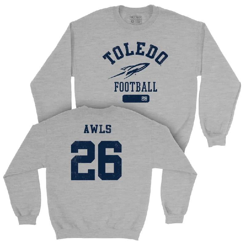 Long Sleeve Discount-Toledo Football Sport Grey Varsity Crew - Braden Awls | #26