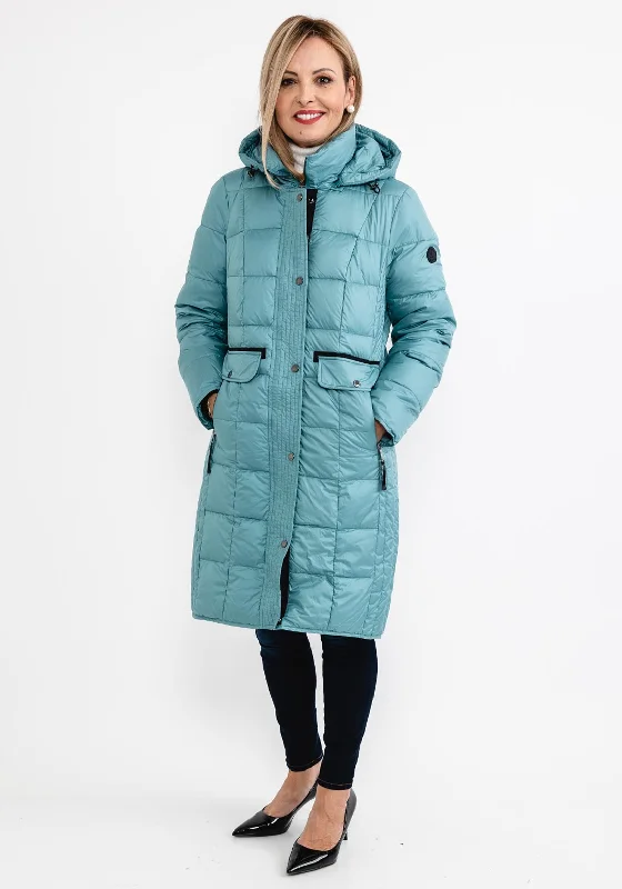 Jackets Wrestling-Normann Square Quilted Down Filled Long Coat, Mint