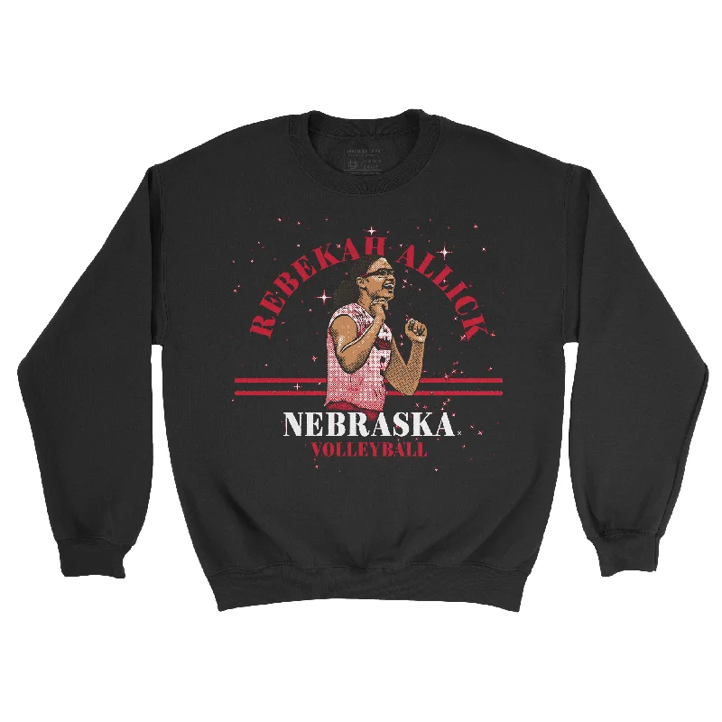 Long Sleeve Breathable-EXCLUSIVE RELEASE: Rebekah Allick Classics Black Crew