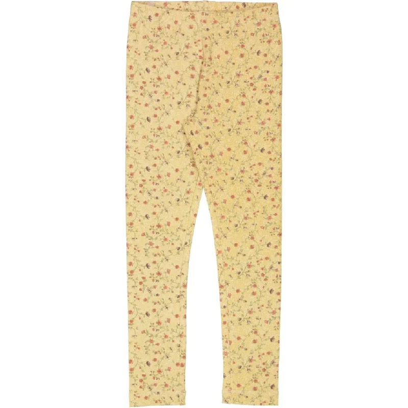 Heavy Duty Pants-Jersey Leggings - clam flower vine