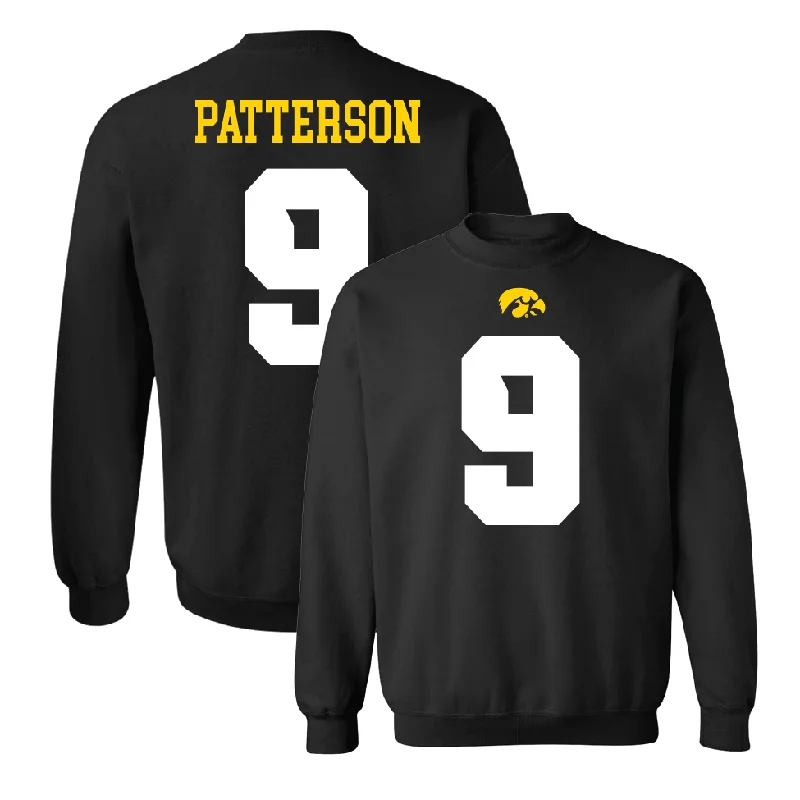 Long Sleeve Button Down-Black Football Shirsey Crew   - Jaziun Patterson