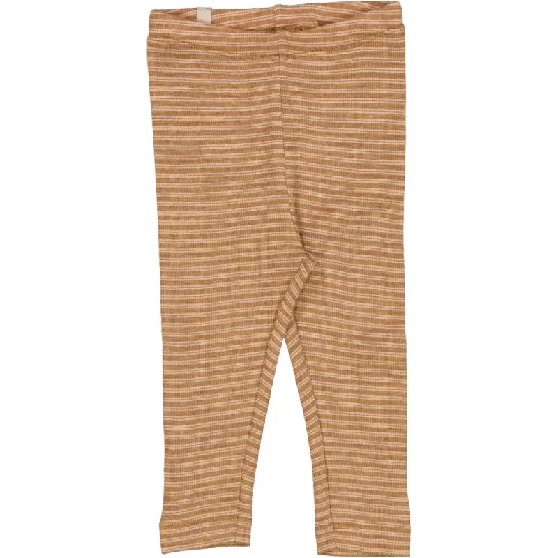 Heavy Duty Tactical Pants-Wool Leggings - clay melange wool stripe