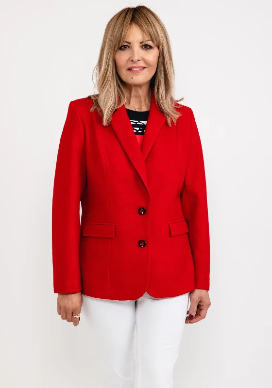 Jackets Safari-Avalon Dolores Single Breasted Blazer, Red