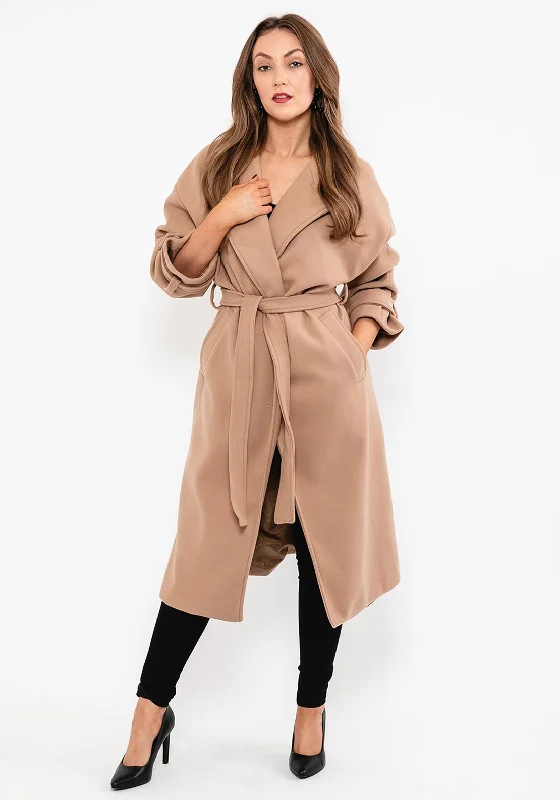 Jackets Running-Seventy1 Long Belted Coat, Camel