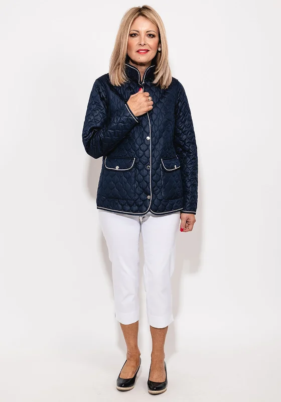 Jackets Best Seller-Normann Light Quilted Reversible Jacket, Navy Multi