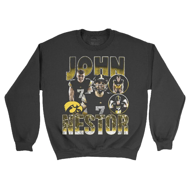 Long Sleeve Dress Shirt-EXCLUSIVE RELEASE: John Nestor Graphic Black Crew