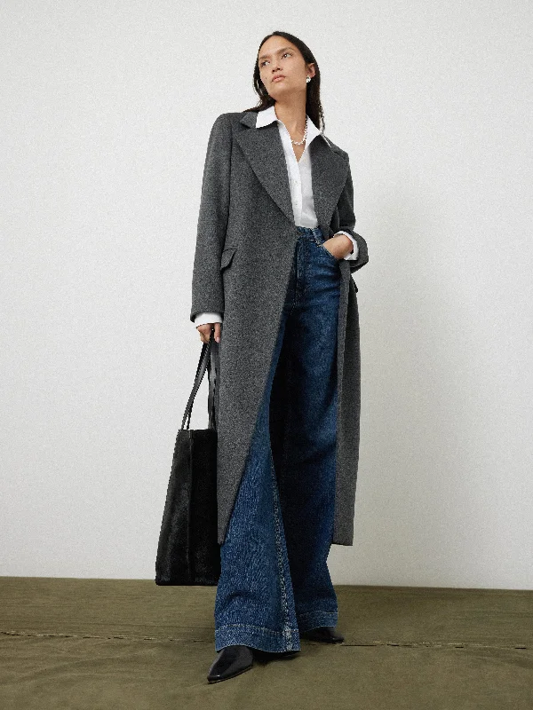 Jackets Baby-Wool Maxi City Coat | Charcoal