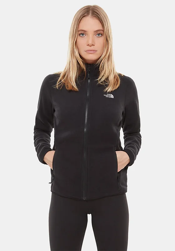 Jackets Blank-The North Face Women's 100 Glacier Fleece, Black