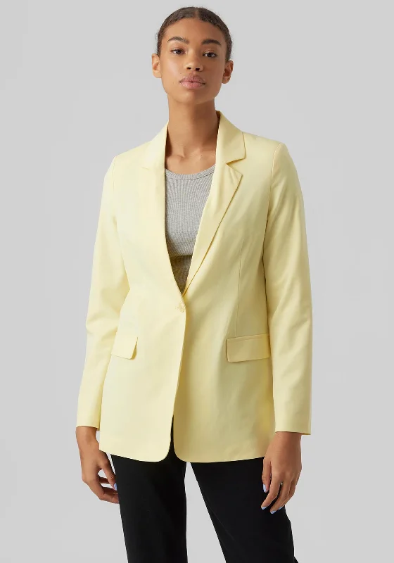 Jackets Alumni-Vero Moda Zelda Loose Blazer, Lemon Meringue