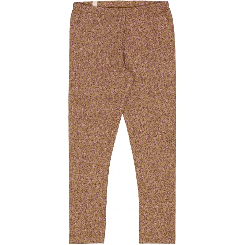 Flight Attendant Pants-Jersey Leggings - hazel flowers