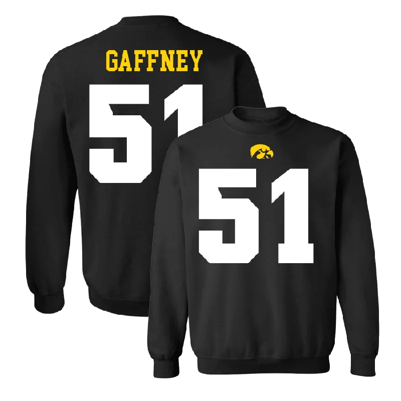 Long Sleeve Cartoon-Football Black Shirsey Crew - Luke Gaffney