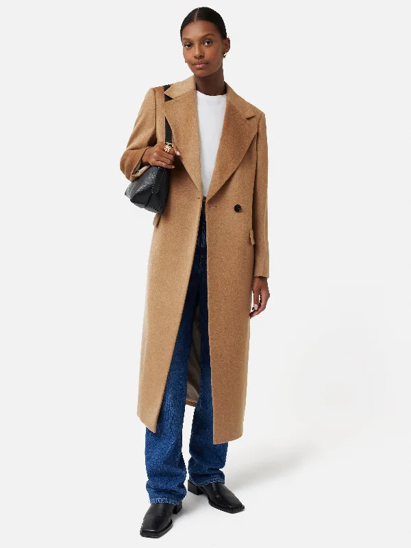 Jackets Winter-Wool Maxi City Coat | Camel