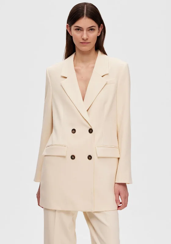 Jackets Trending-Selected Femme Myla Relaxed Blazer, Birch