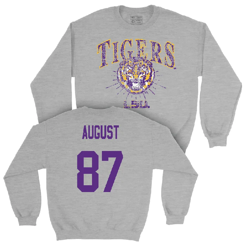 Long Sleeve Anime-Football Sport Grey Tigers Crew  - Joey August