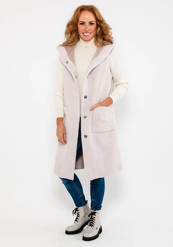 Jackets Vacation-Rino & Pelle Fresse Reversible Long Gilet, Blush